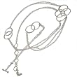 Sterling Silver Belly Chain Unique Body Jewelry in India