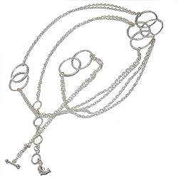 Sterling Silver Jewelry Belly Chain