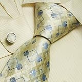 Khaki pattern men wearing ties blue gift for dad discount silk neckties cufflink set 5031 Khaki pattern men wearing ties blue gift for dad discount silk neckties cufflink set 5031