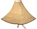New Boho Womens Fashion Belly Dance Gypsy Hippie Silver Hand Block Print Crinkle Tiered Long Skirt Indian Clothing Dress