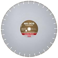 MK Diamond 156732 MK-303 Professional 30-Inch Diameter Lapidary Blade by .125-Inch wide by 1-Inch Arbor