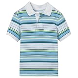 Toddler Boys' Cherokee Short-Sleeve Auto Stripe Polo - Malta Blue