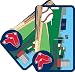 Boston Red Sox Two Pack Soft Laser Bag Tag