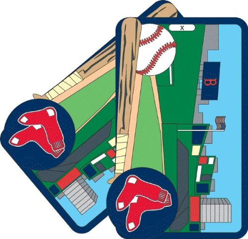 Boston Red Sox Two Pack Soft Laser Bag Tag