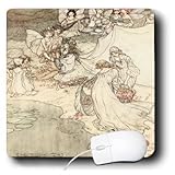 BLN Fairies Fine Art Collection - A Midsummer Nights Dream, Arthur Rackham, Fantasy Fairy Painting - MousePad (mp_126293_1)