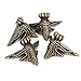 BQLZR 40x30mm Antique Bronze Corner Pad Edge Pad Decorative with Mounting Screws Pack of 4