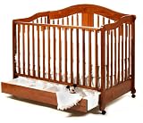 Stork Craft Rochester Stages Crib With Drawer In Cognac