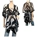 Sheer Empire Waist Layer Kimono Style Plus Size Top