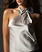 Crystal Bow Open Back Halter Top by Tara Subkoff Product Image