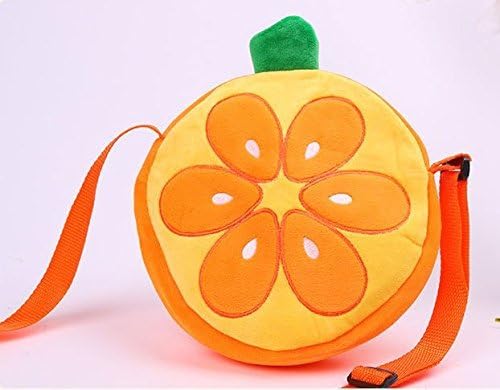 Super Meng Cute Cartoon Shape Orange Fruit Shape Increase Lady Hand Bag Purse Wallets