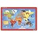 Crocodile Creek Placemat World Animal Map