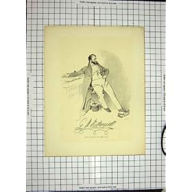 C1790-C1900 Antique Portrait Editor Age Man Old Print