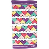 Funky Cute Hearts Oversized Beach Towel