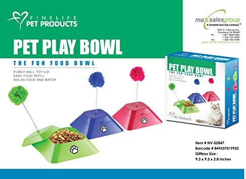 2 IN 1 PET PLAY BOWLS - COLOR BLUE