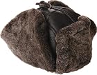 Ricardo B.H. Trooper Hat,Black/Brisa Leather,L