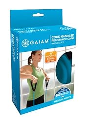 Gaiam Eco Resistance Cords Kit, Medium / Heavy (Blue)
