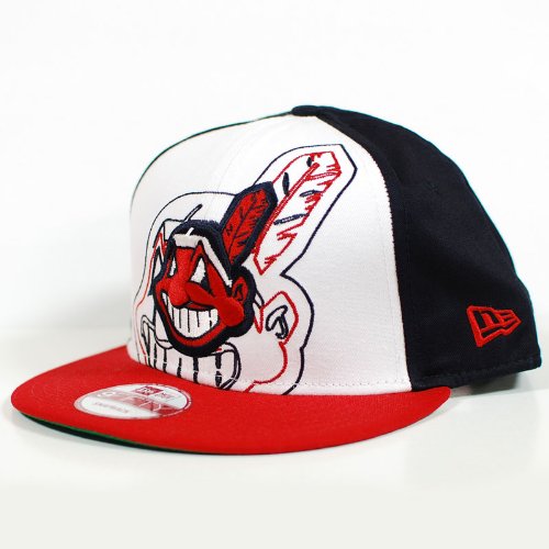 Cleveland Indians New Era Little Big Pop Snapback Hat