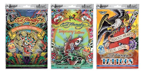 Savvi Ed Hardy Tattoo Assortments - 1 Koi, 1 Dragon and 1 Eagle Tattoo Bags