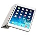 BESDATA Ultra Thin Magnetic Smart Cover (Wake/Sleep Function) & Clear Back Case for Apple iPad Mini 2 / Mini 3 (with Retina Display) + Screen Protector + Cleaning Cloth + Stylus, Grey - PT3108