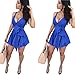 Lookatool Women Casual Short Mini Dress Denim Jean Belted Dress