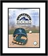 Colorado Rockies MLB Framed 8x10 Photograph Team Logo and Baseball Cap Collage
