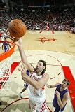 Sacramento Kings v Houston Rockets: Luis Scola Photographic Poster Print by Bill Baptist, 8x12