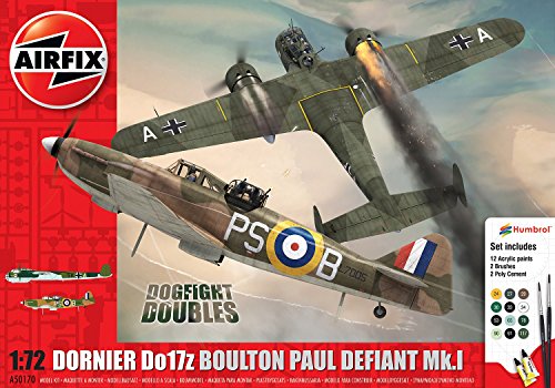 Airfix 1:72nd Scale Dornier Do17z vs. Boulton Paul Defiant MK I Dogfight Double Gift Set