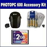 Epson PhotoPC 600 Digital Camera Accessory Kit includes: T44654 Memory Card, SB257 Charger, SDC-22 Case