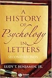 A History of Psychology in Letters