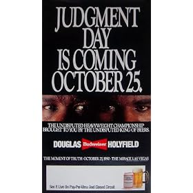 Holyfield Verses Douglas 1990 Mirage Las Vegas Boxing Poster