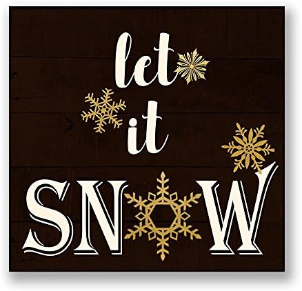 Let it Snow Pallet Sign