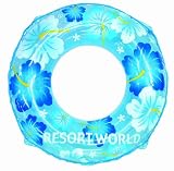 浮輪 80cm フラワーリゾートブルー