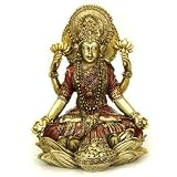Hand Painted Resin Laxmi (Lakshmi) Statue