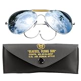 Air Force Style Aviators Sunglasses With Case
