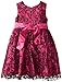 Jayne Copeland Little Girls' Flock Mesh Floral Overlay
