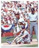 Rickey Henderson Oakland Athletics - Celebration - Autographed 8x10 Photograph