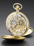 Regent - Taschenuhr - Mechanisch - Gold - Skelett - P104