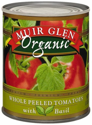 Muir Glen Organic Whole Peeled Tomato with Basil, 28-Ounce Cans (Pack of 12) by Canned Foods