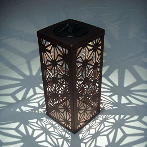 Shadows and Light Starburst Solar LED Lantern