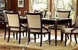 Bexley Contemporary Dark Cherry Leg Dining Table