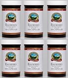 BAYBERRY Herbal Dietary Supplement, 100 Capsules, 440 mg, Kosher, "FAST SHIPPING" 6 PACK SAVING!