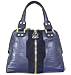 Jimmy Choo Navy Leather Medium Malindi Handbag MALINDI-MSCDNV