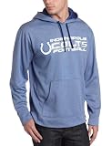 NFL Men's Indianapolis Colts Gridiron Hood III Long Sleeve Hooded Fleece Pullover (Stadium Blue, X-Large)