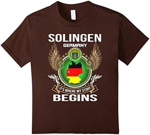 Kids Solingen Germany T-Shirt 6 Brown