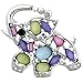 Jewelry : Colorful Elephant Animal Pin Brooch