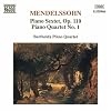 Mendelssohn: Piano Sextet, Op. 110; Piano Quartet No. 1
