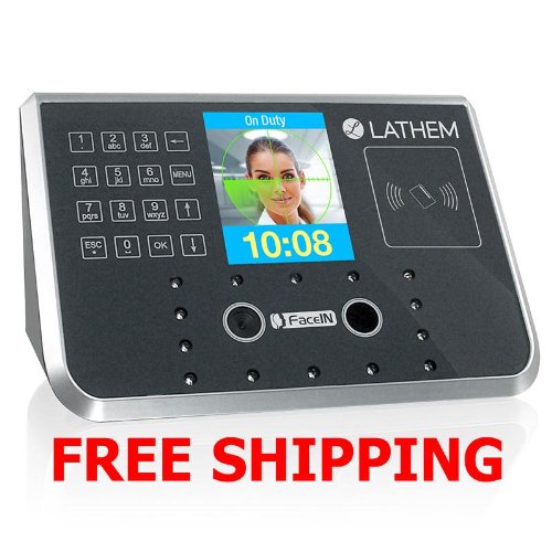 Lathem Time Face Recognition Time Clock System for 500 Employees, Gray, 7-1/4 x 3-1/2 x 5-1/4 Inches (FR650KIT) On Sale