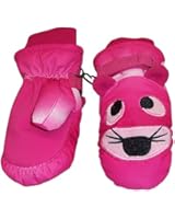 N'Ice Caps Girls Cute Animal Faces Waterproof Winter Ski Mittens