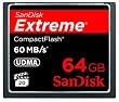SanDisk Extreme CompactFlash 64 GB Memory Card 60MB/s SDCFX-064G-X46