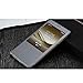 Huawei Ascend Mate 8 Case, Premium Leather Cover with View Window (S View) Protective Smartphone Flip Cover Folio Case (Ultra Thin Slim) (Gray)